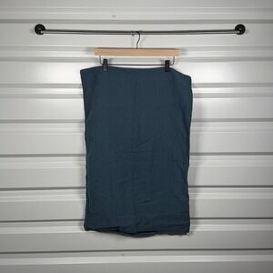 PIGLET Linen Pillowcase Shams Ocean Blue Queen Size